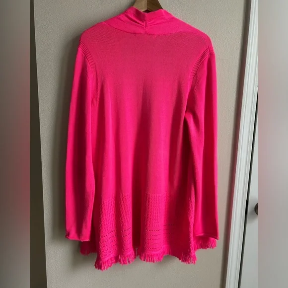 Lilly Pulitzer Noble Fringe Cardigan - XL - Picture 7 of 8